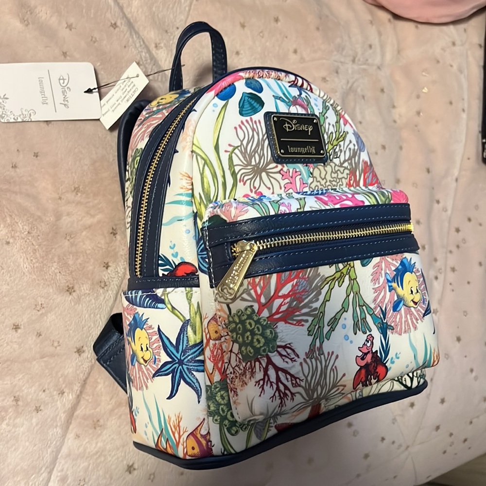 COPY - Little mermaid loungefly backpack - Picture 2 of 5